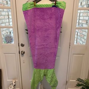 Blankie Tails Soft Mermaid Fleece Blanket Cover OS Girls